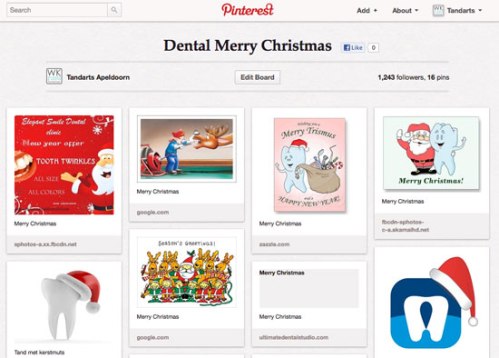 Kerstkaarten tandartsen op Pinterest